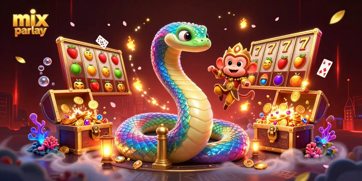 Genggam peluang mix parlay dengan ilustrasi kasino yang menawan dan berwarna.