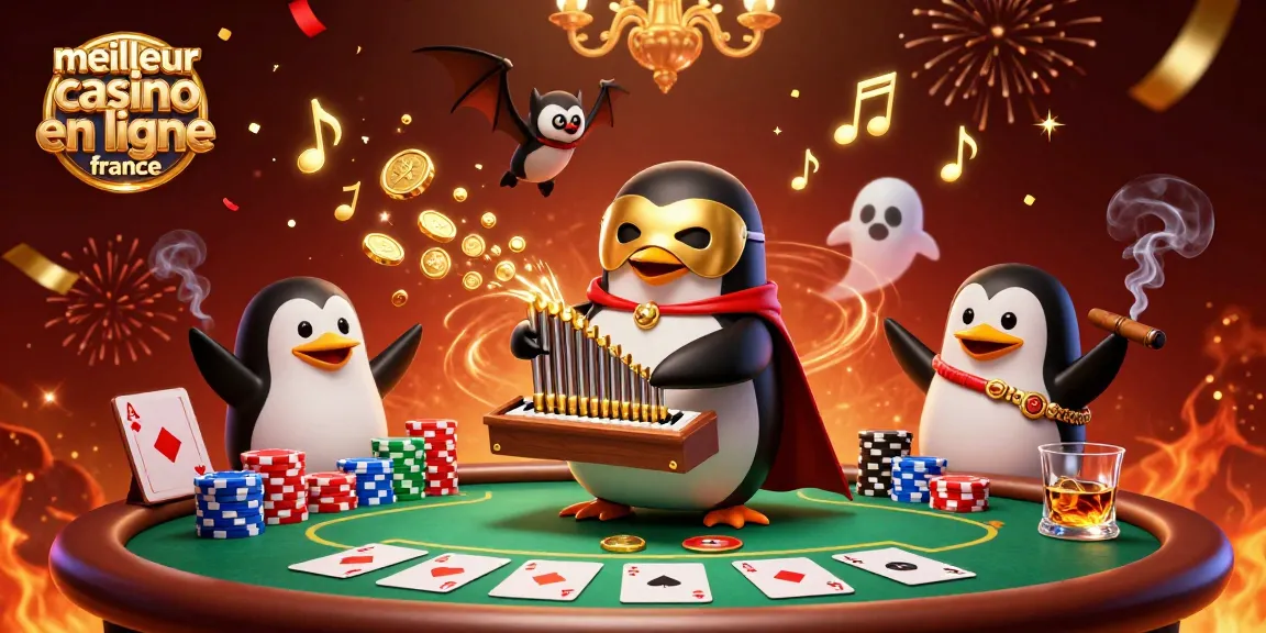 Découvrez le meilleur casino en ligne France avec des personnages animés dans une scène de jeu vibrante.