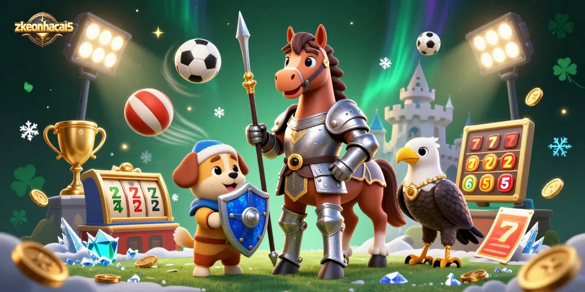 Bet on zkeonhacai5 with thrilling knights and slots in an exciting casino scene.
