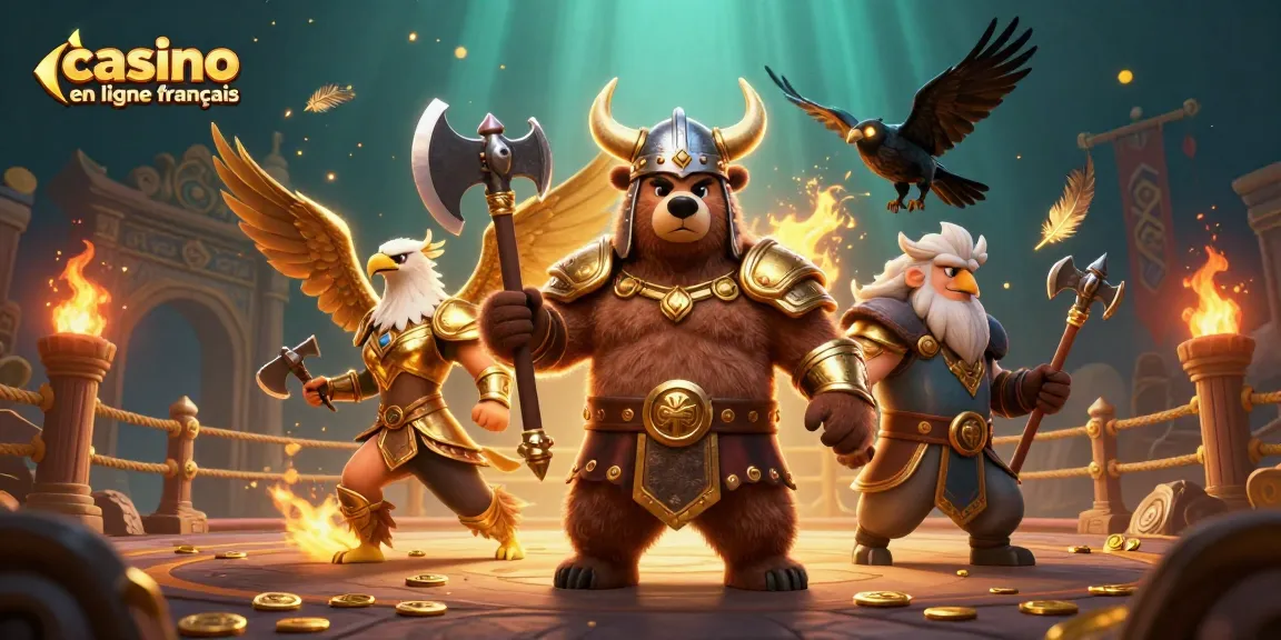 Profitez des jeux de casino en ligne français avec des personnages animés et un décor fascinant.