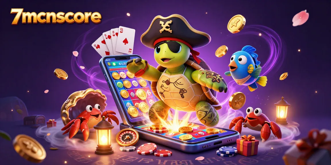 Play slots with 7mcnscore as a pirate turtle reveals hidden treasures