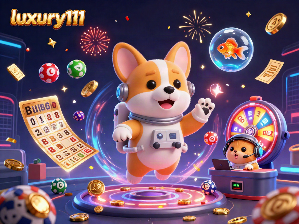 Experience luxury111's vibrant gambling scene with charismatic characters and exciting game elements.
