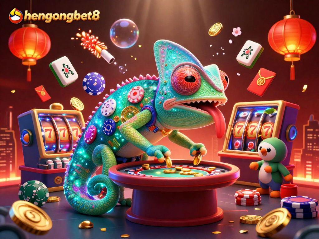 Experience thrilling gameplay at hengongbet8, showcasing a vibrant casino scene filled with action-driven elements.