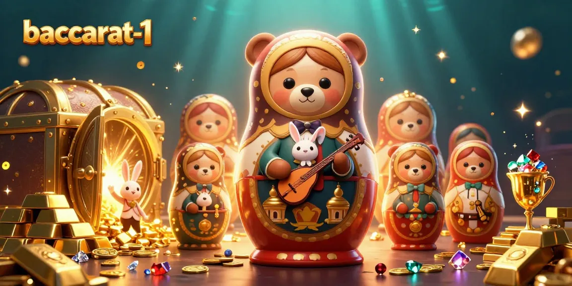 Baccarat-1 brings vibrant casino excitement alive with themed characters in a rich, detailed illustration.