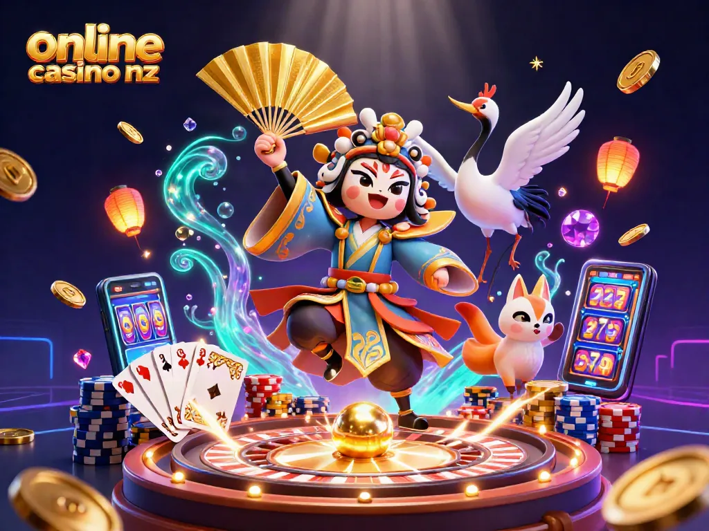 Experience online casino nz excitement with vibrant characters and dynamic gaming elements in action.