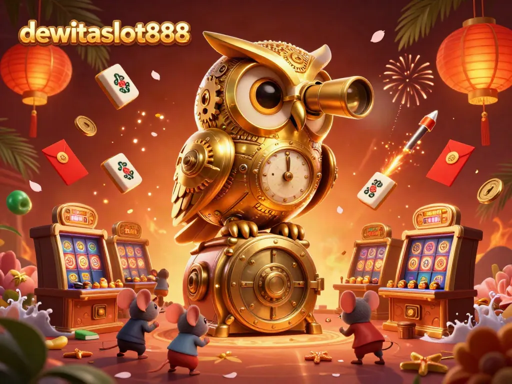 Menangkan pengalaman bermain di dewataslot888 dengan ilustrasi 3D kasino yang kaya detail.
