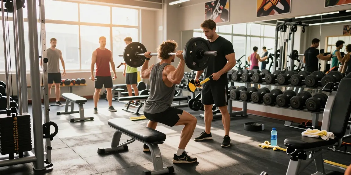 Pharmaqo shop showcasing athletes training in modern gym environment, emphasizing fitness dedication and premium supplements.