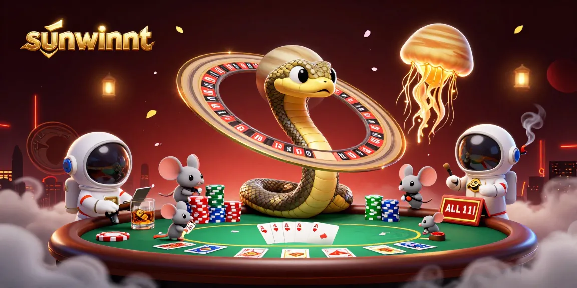 Experience the cosmic thrill at sunwinnt with a 3D planet roulette and astronaut mice betting!