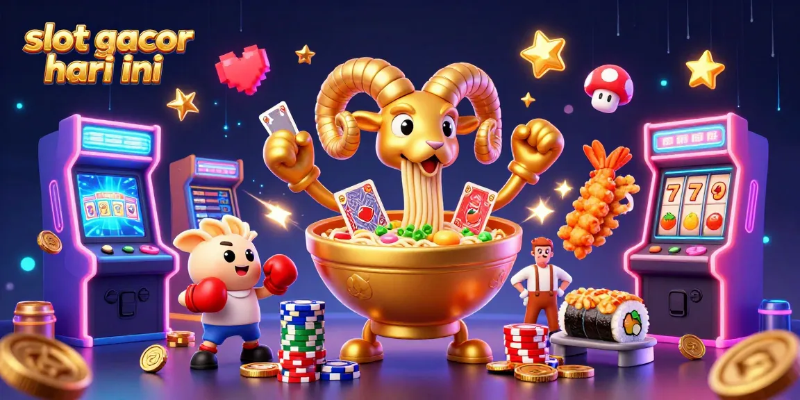 Slot gacor hari ini, pengalaman bermain slot online dengan banyak simbol menarik dan suasana meriah.