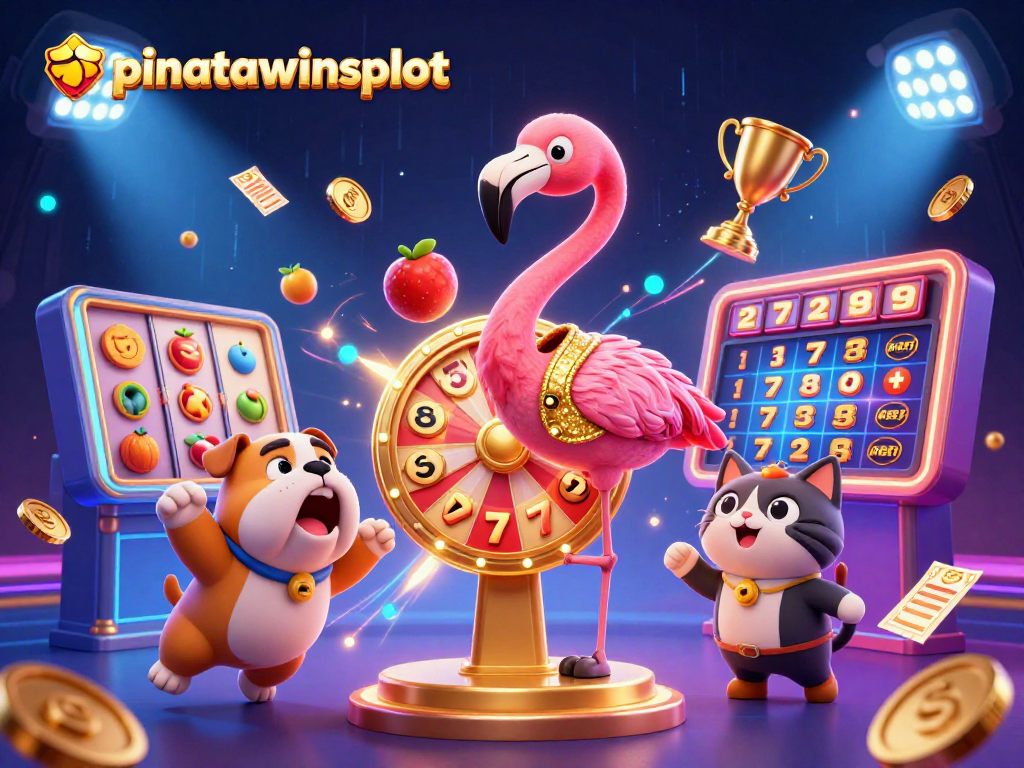 Spin the wheel for big wins in pinatawinsslot with engaging characters and vibrant game elements.