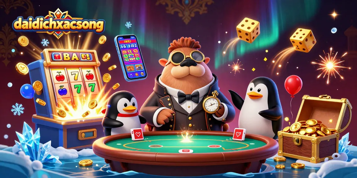 Experience daidichxacsong thrills at an underwater casino with unique characters and vibrant elements.