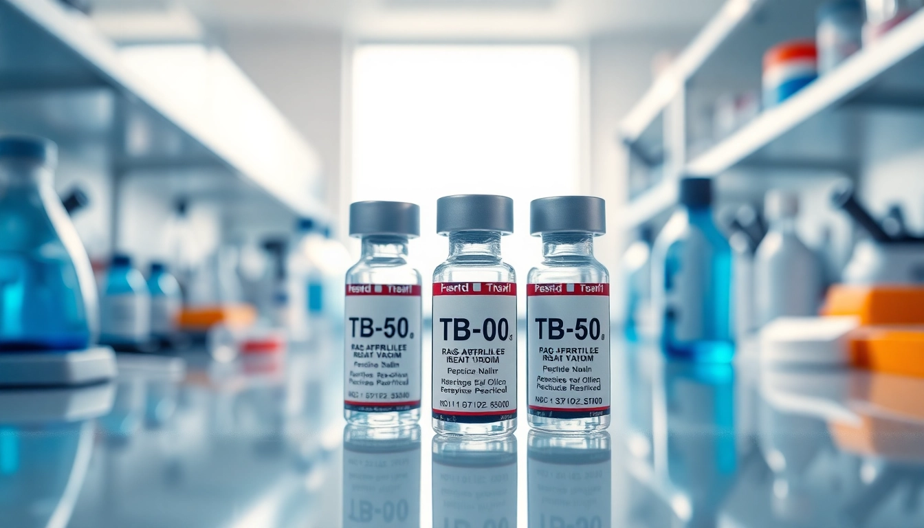 Understanding how much is a tb with detailed peptide vials in a professional lab setting.