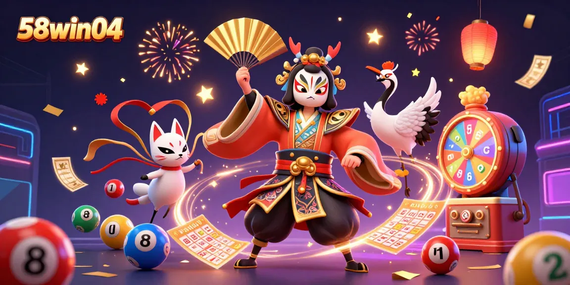 Experience thrilling gameplay at 58win04 with vibrant lottery balls and dynamic prizes.