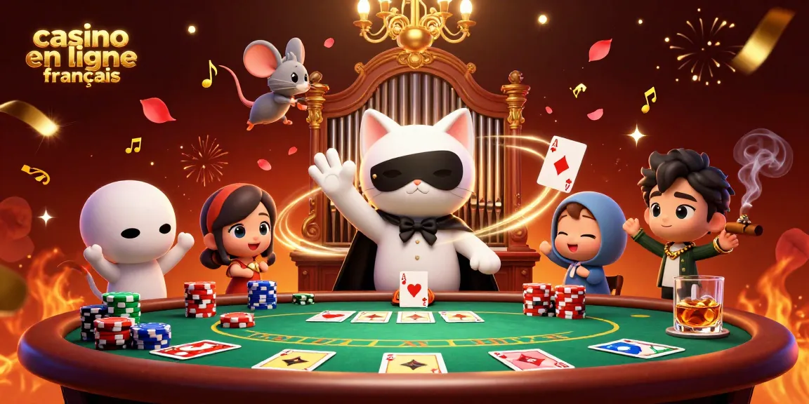 Retrouvez une atmosphère de jeu unique au casino en ligne français avec cette illustration captivante.