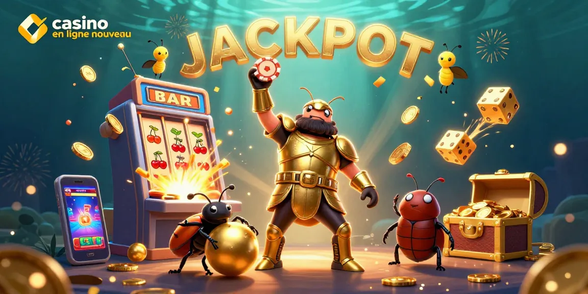 Vivez l'expérience du casino en ligne nouveau avec des personnages ludiques et des jackpots éclatants dans un décor captivant.
