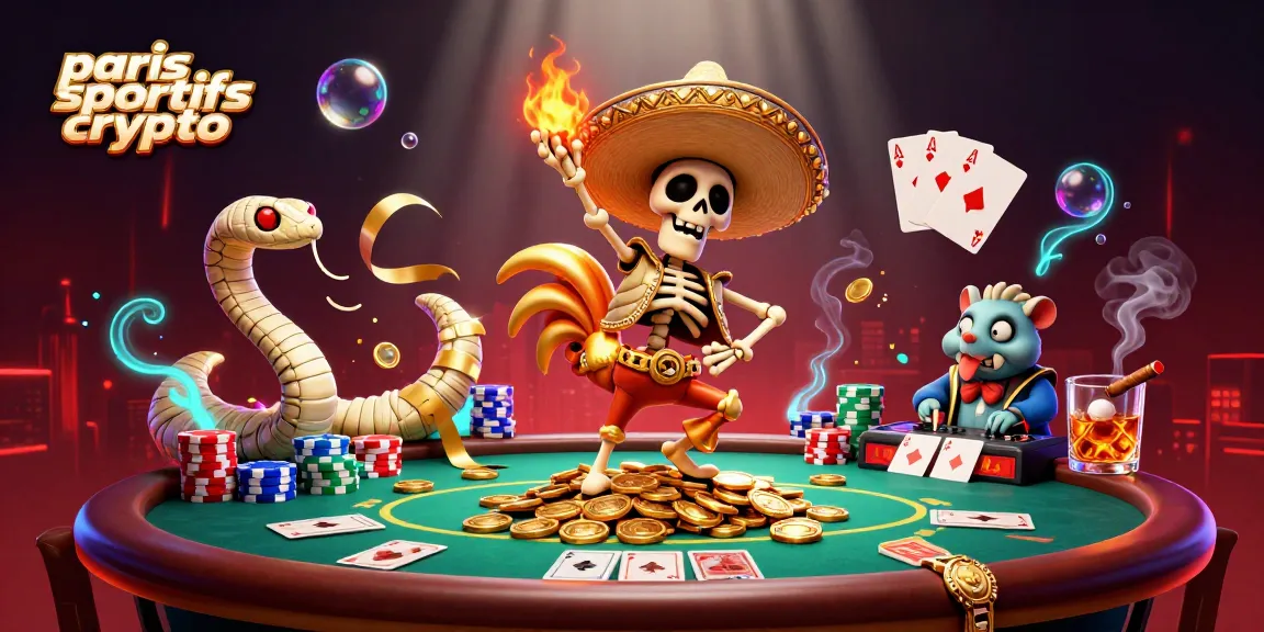 Les paris sportifs crypto gagnent en popularité grâce à cette illustration dynamique d'un joueur célébrant avec des pièces d'or.