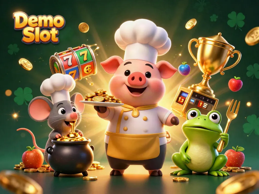 Experience thrilling Demo Slot action with vibrant characters and dynamic game elements in this rich 3D scene.