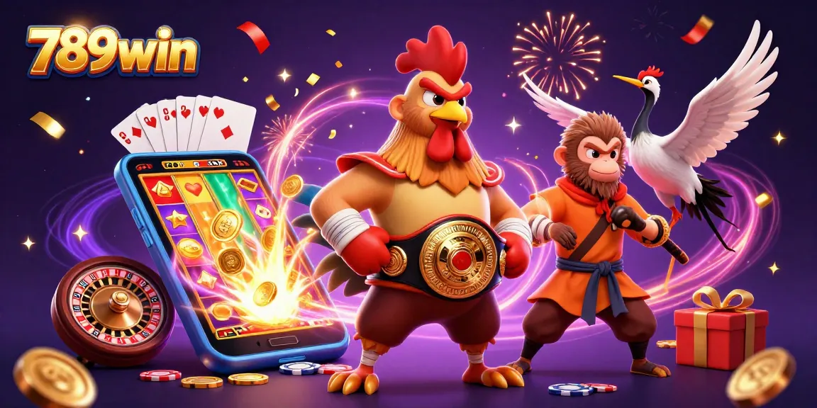Experience the thrill of 789win with vibrant casino characters and exciting game elements in action